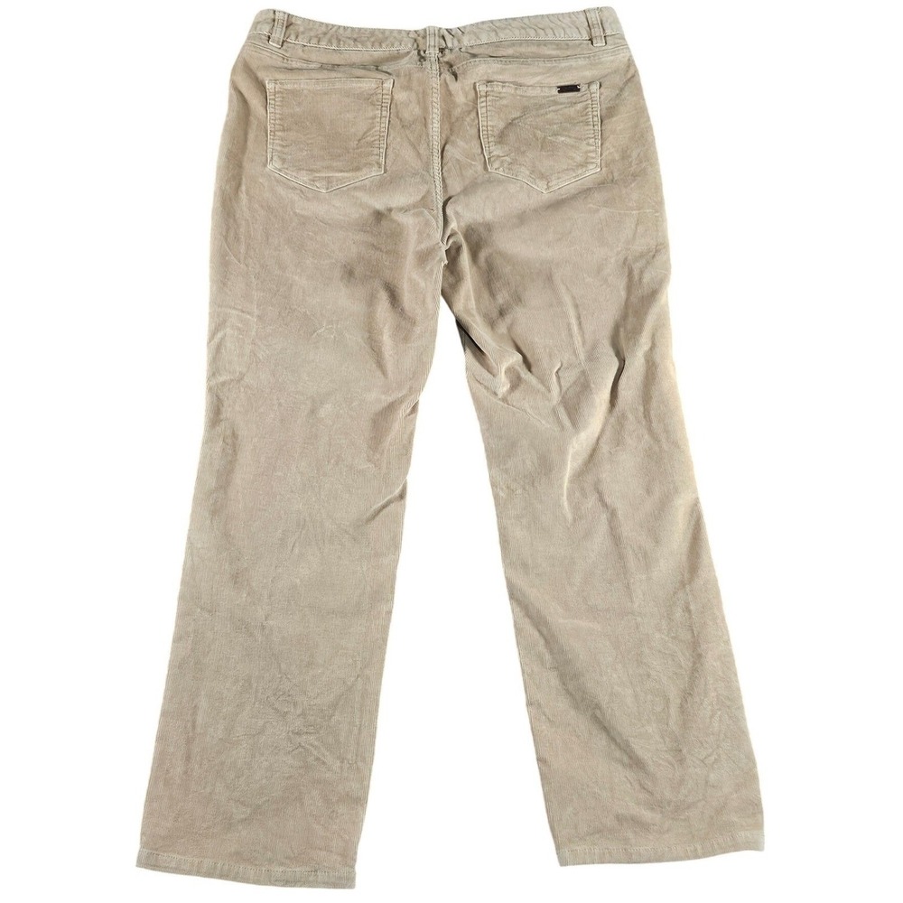 L.L.Bean Favorite Petite Fit Corduroy Pants Womens 14 Tan Classic Straight Leg‎ - Picture 11 of 13